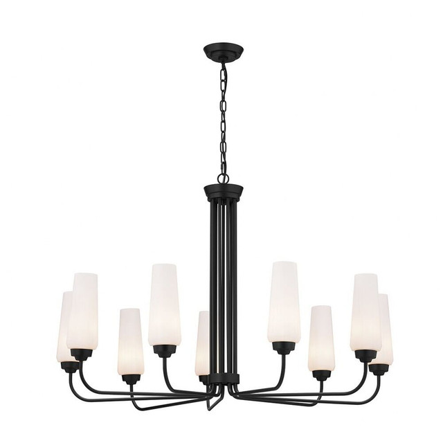 Truby - 9 Light Large Chandelier In Art Deco Style-26 Inches Tall