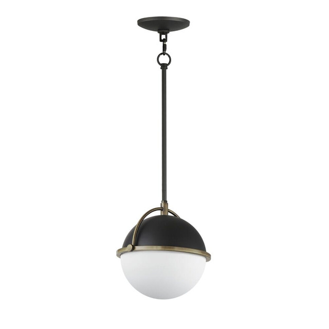 Duke - 1 Light Pendant-9.25 Inches Tall and 9.5 Inches Wide
