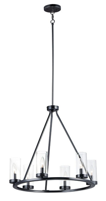 Sentinel - 6 Light Chandelier-22.75 Inches Tall and 24 Inches Wide