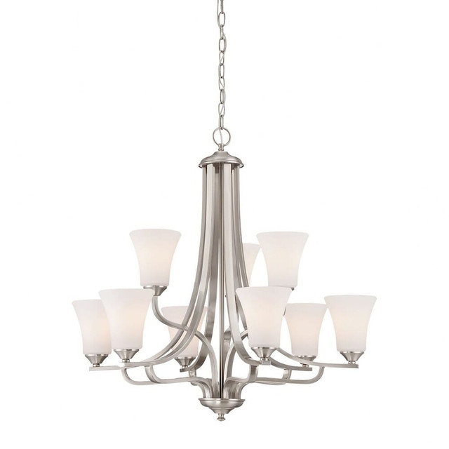 Treme - Nine Light 2-Tier Chandelier