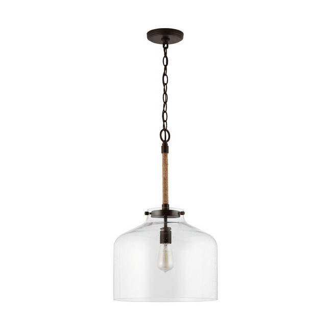 Corde - 1 Light Pendant In Urban and Industrial Style-22.25 Inches Tall and 14 Inches Wide