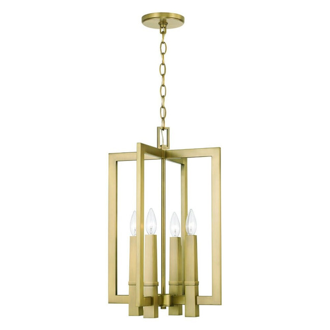 Blake - 4 Light Foyer In Minimalist Style-22 Inches Tall and 14 Inches Wide