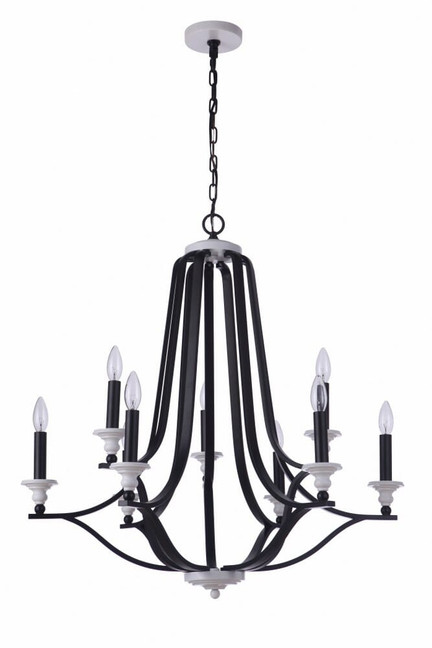 Esme - 9 Light Chandelier In Traditional Style-32.48 Inches Tall and 30.71 Inches Wide