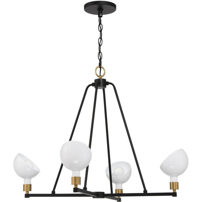 Gigi - 4 Light Chandelier In Modern Style-21.5 Inches Tall and 29.75 Inches Wide