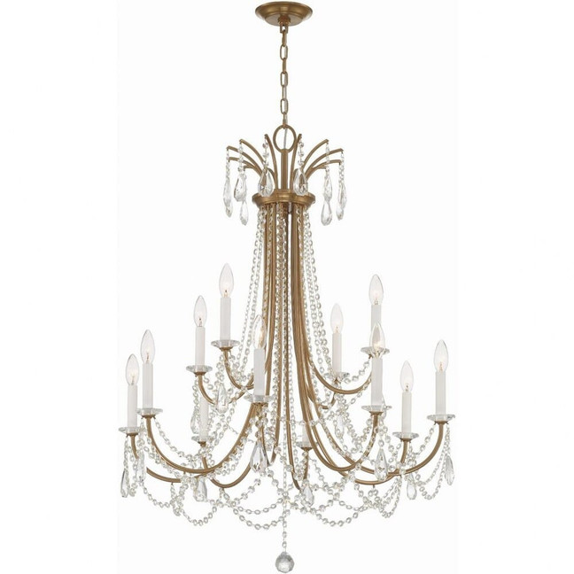 Karrington - 12 Light Chandelier In Traditional Style-40 Inches Tall and 30 Inches Wide