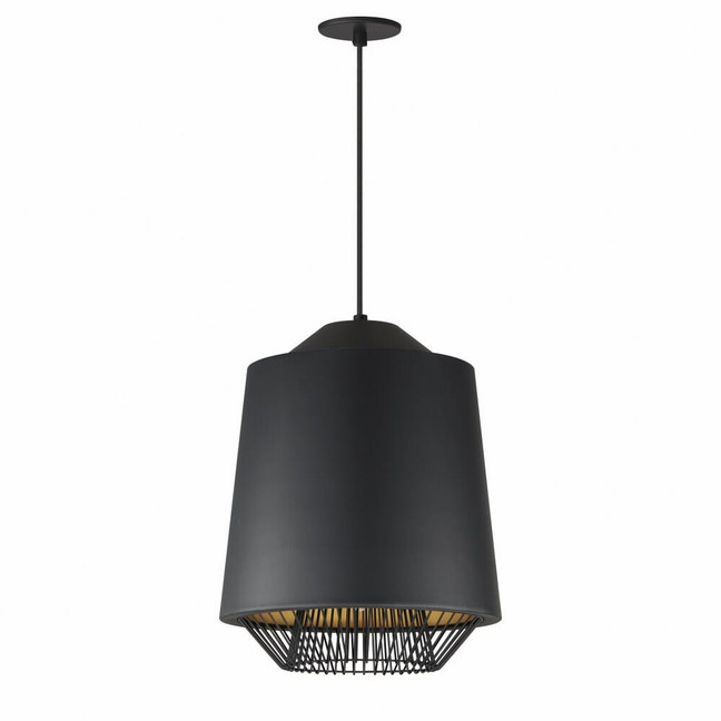 Phoenix - 9W 1 LED Pendant-19 Inches Tall and 15.75 Inches Wide