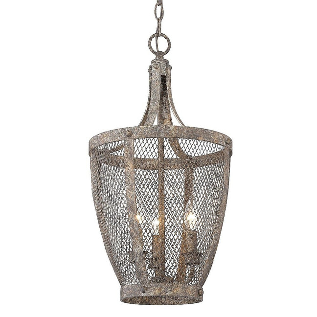 Calgary - 3 Light Pendant in Traditional style - 22.63 Inches high by 12.5 Inches wide