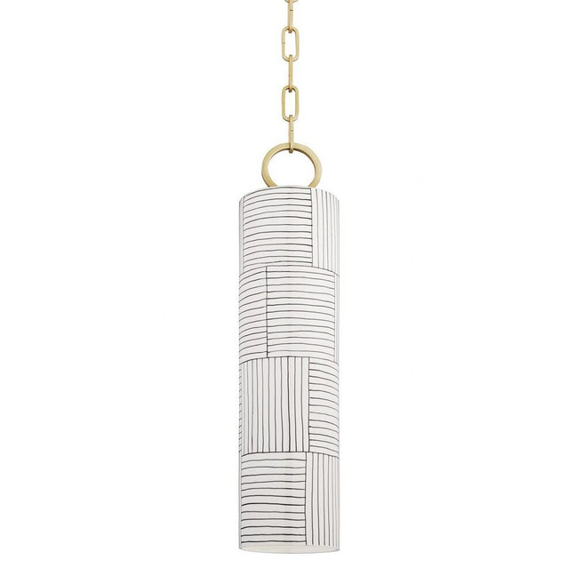 Brookville - 1 Light Pendant in Contemporary Style - 5 Inches Wide by 20.75 Inches High