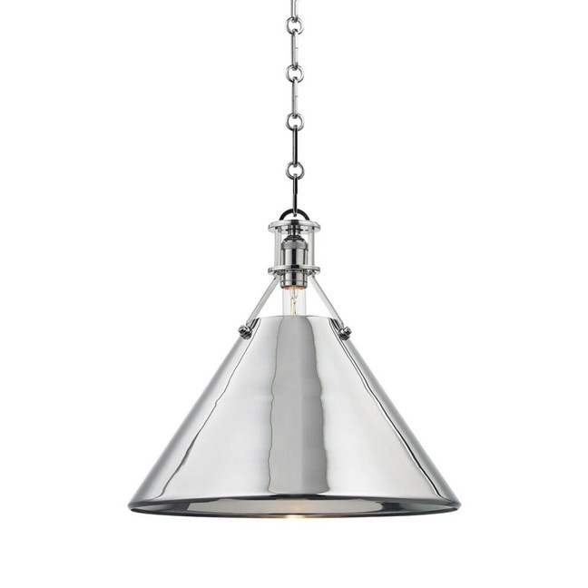 Metal No. 2 - 1 Light Pendant - 16 Inches Wide by 14.5 Inches High