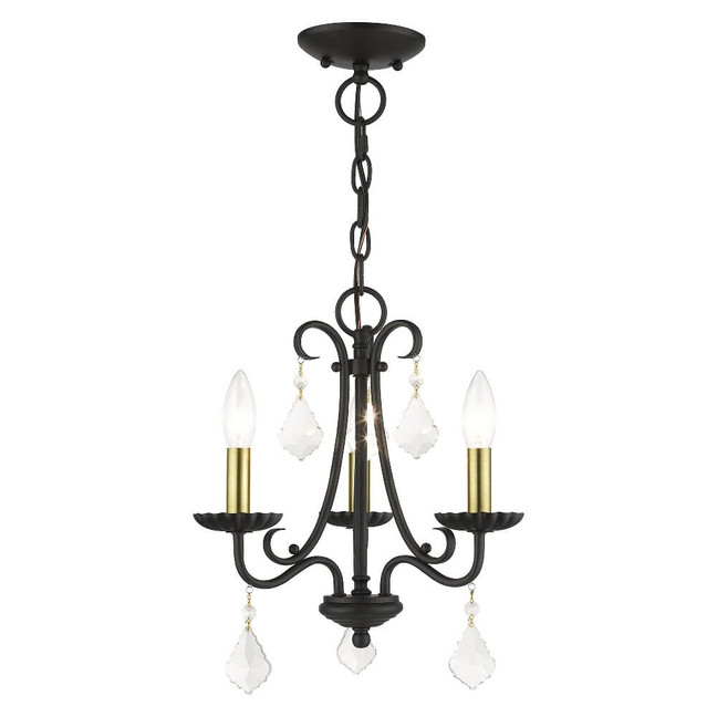 Daphne - 3 Light Mini Chandelier-14.88 Inches Tall and 13.88 Inches Wide