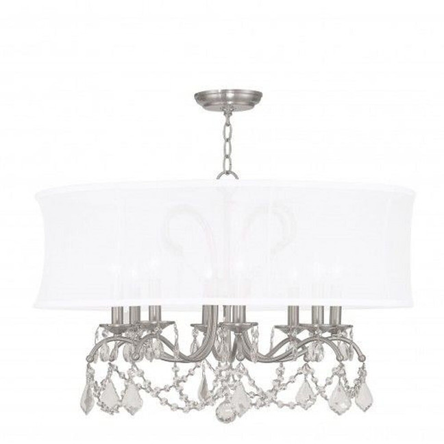 Newcastle - 8 Light Chandelier in Glam Style - 28 Inches wide by 21 Inches high