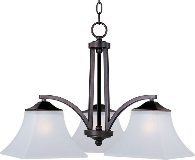 Aurora-Three Light Chandelier in Contemporary style-22.5 Inches wide by 16 inches high