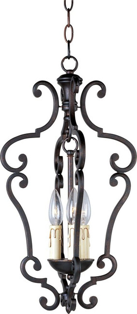 Richmond-Three Light Entry Foyer Pendant in European style-11 Inches wide by 21.5 inches high