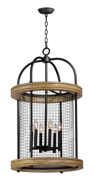 Lancaster-Six Light Pendant-20.5 Inches wide by 35.5 inches high