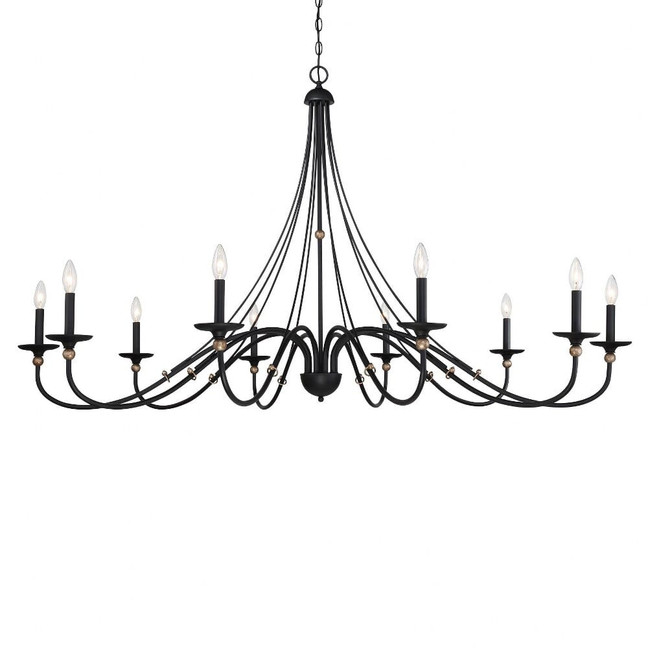 Westchester County - 10 Light Chandelier-35 Inches Tall and 60 Inches Wide