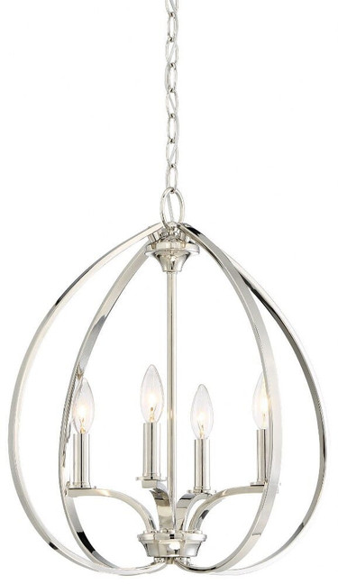 Tilbury - 4 Light Pendant in Transitional Style - 20.5 inches tall by 19 inches wide