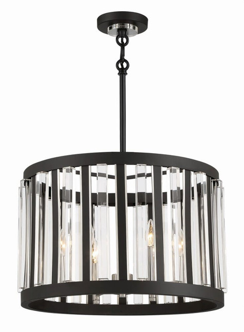 Majestic Splendor - 6 Light Chandelier-14.5 Inches Tall and 23 Inches Wide