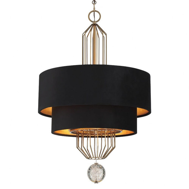 Grandeur - 8 Light Pendant-37 Inches Tall and 24 Inches Wide