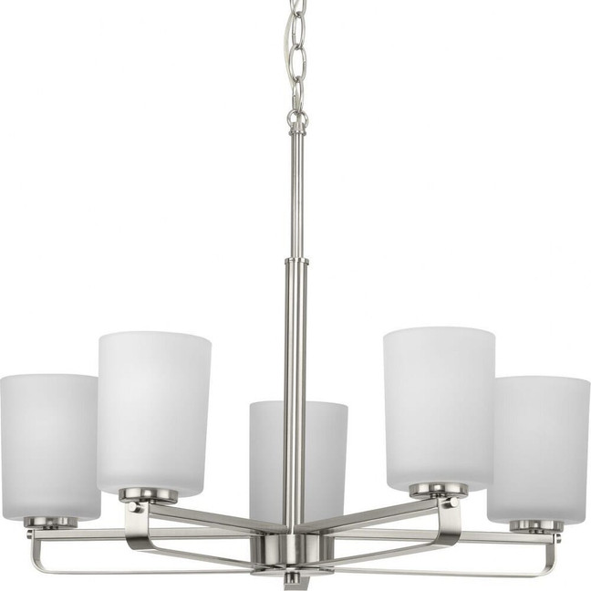 League - 5 Light Chandelier In Modern Craftsman Style-18.62 Inches Tall and 24 Inches Wide