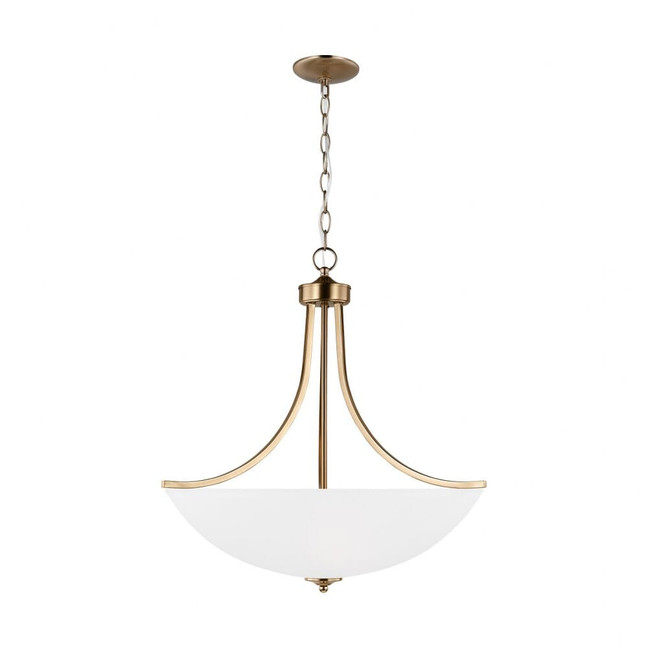 Sea Gull Lighting-Geary-4 Light Pendant In Transitional Style-27.13 Inch Tall and 25 Inch Wide