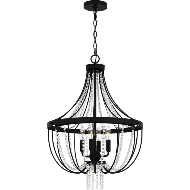 Adelaide - 4 Light Pendant In Transitional Style-28 Inches Tall and 20.25 Inches Wide