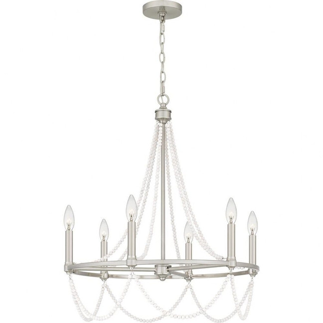 Brigitta - 6 Light Chandelier In Transitional Style-29 Inches Tall and 24.25 Inches Wide