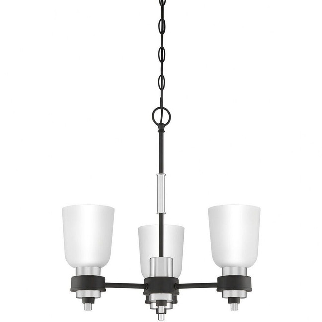 Conrad Chandelier 3 Light Steel - 18.5 Inches high