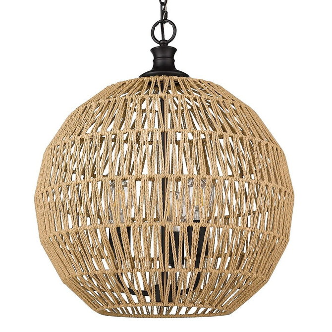 Florence - 3 Light Pendant-21.63 Inches Tall and 18.5 Inches Wide