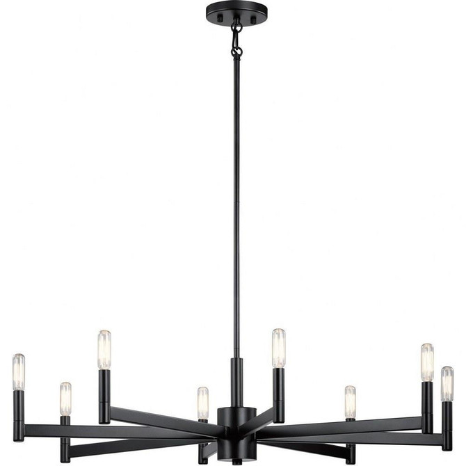 Kichler Lighting - 43857 - Erzo - 8 light Large Chandelier - with Soft Contemporary inspirations - 9.25 inches tall by 35.5 inches wide