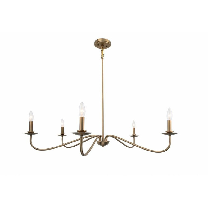 Brio Lighting - EL104 - Ellie - 5 Light Chandelier-59.5 Inches Tall and 40.755 Inches Wide