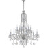 Crystal - Six Light Chandelier in Classic Style - 37.5 Inches Wide by 48 Inches High