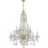 Crystal - Six Light Chandelier in Classic Style - 37.5 Inches Wide by 48 Inches High