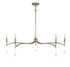 5 Light Chandelier-12 inches tall by 43 inches wide