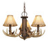 Lodge 3-Light Convertible Light Kit in Rustic and Shaded Style 12 Inches Tall and 19.5 Inches Wide