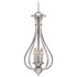 Monrovia 3-Light Pendant in Transitional and Cage Style 24 Inches Tall and 11.25 Inches Wide