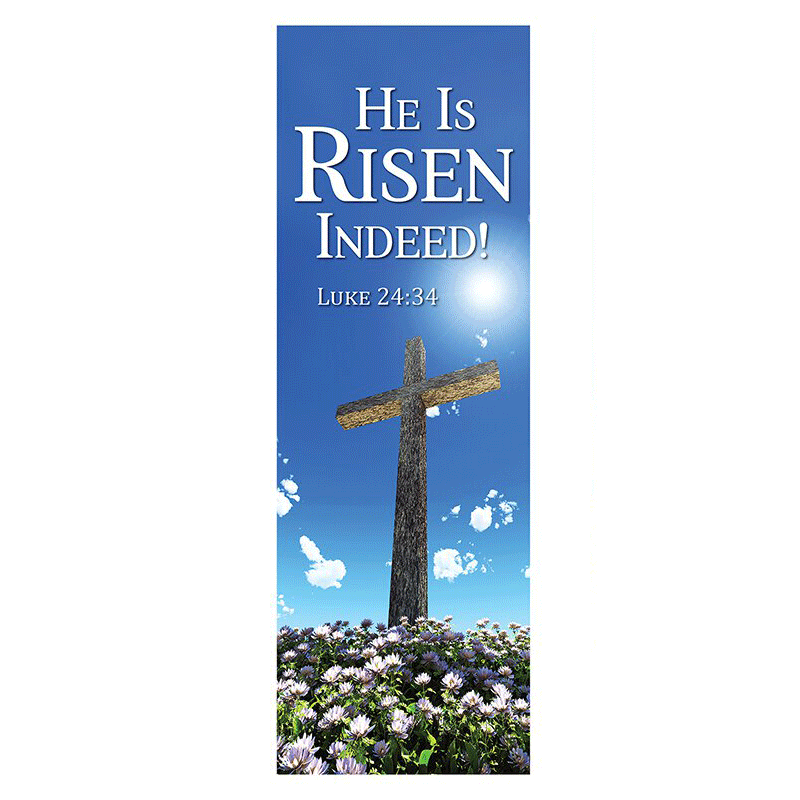 New Life Series Banner He is Risen [Wholesale]Christian Brands