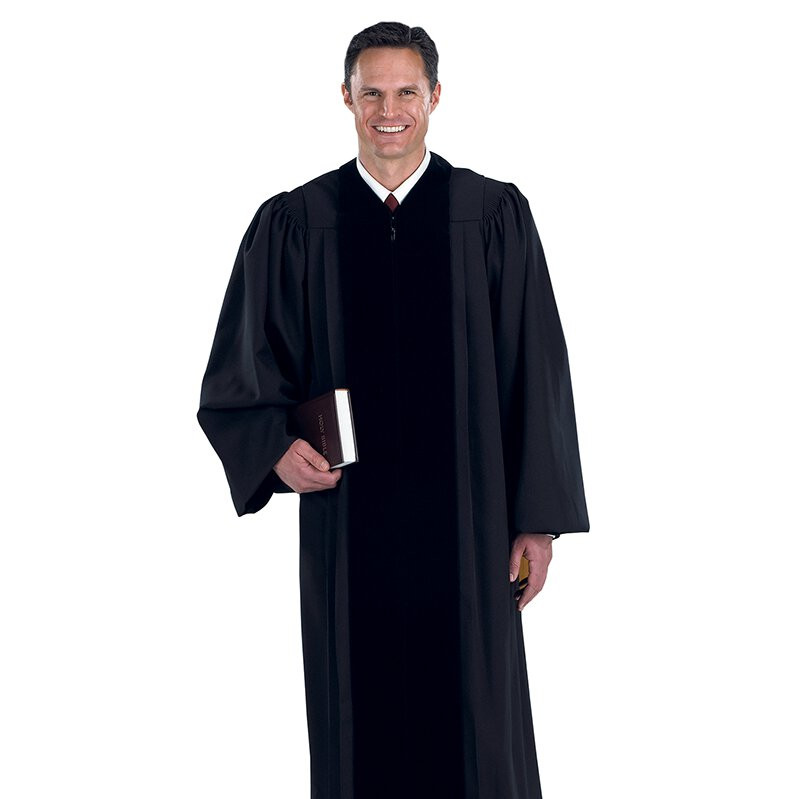 Magistrate Collection Pulpit robe with Velvet Panel - [Wholesale ...