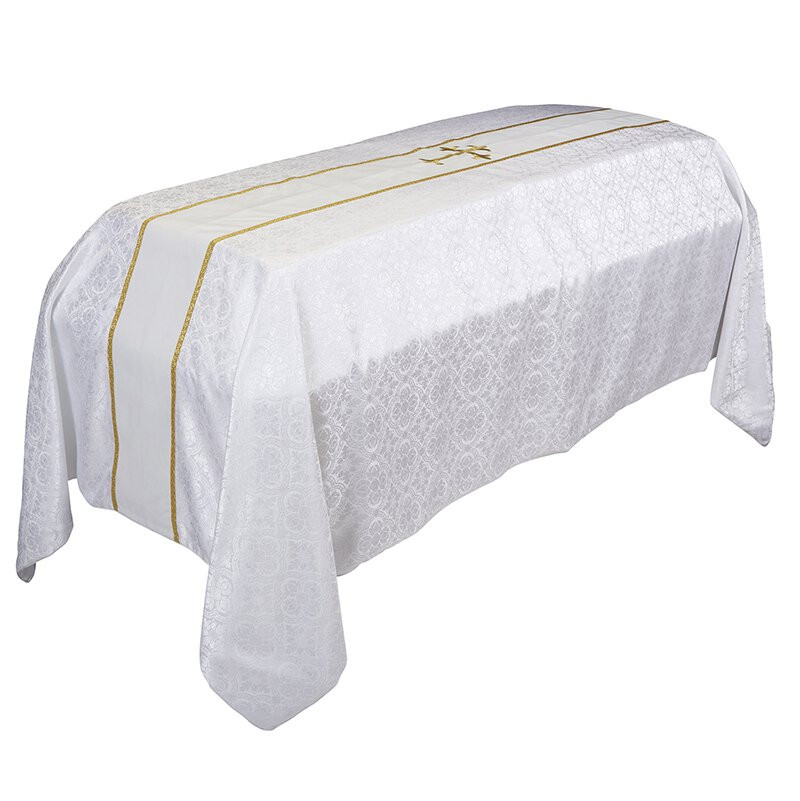Avignon Collection Funeral Pall with Cross Embroidery (G1966