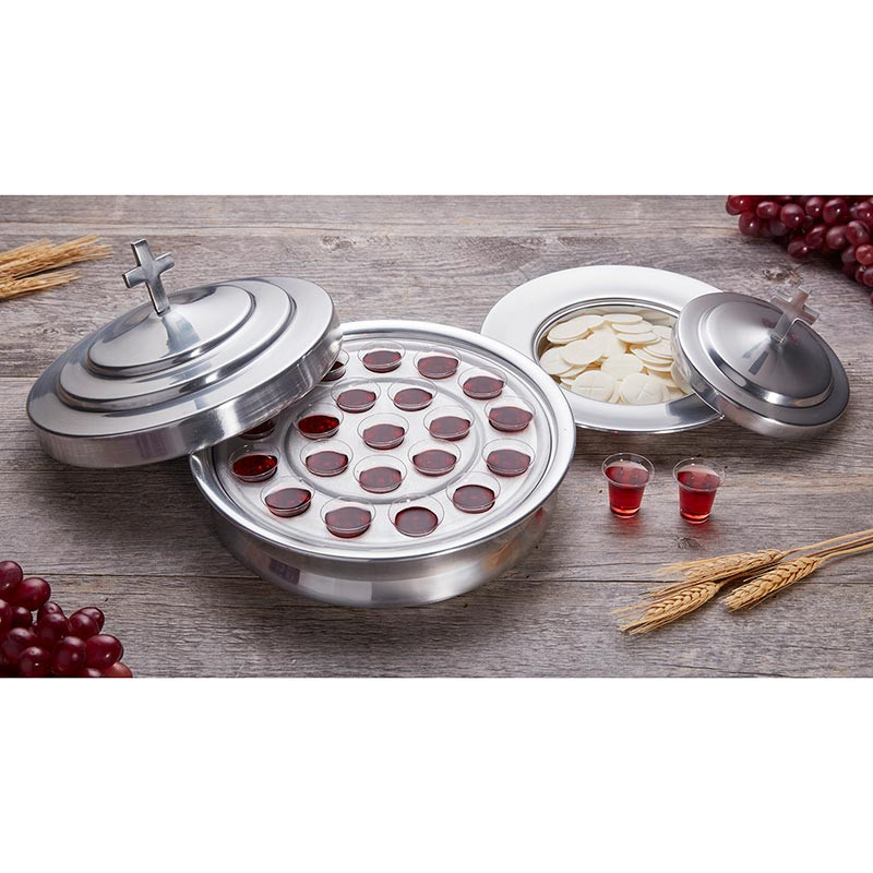 Aluminum Small Communion Tray Cover - [Wholesale]Christian Brands ...