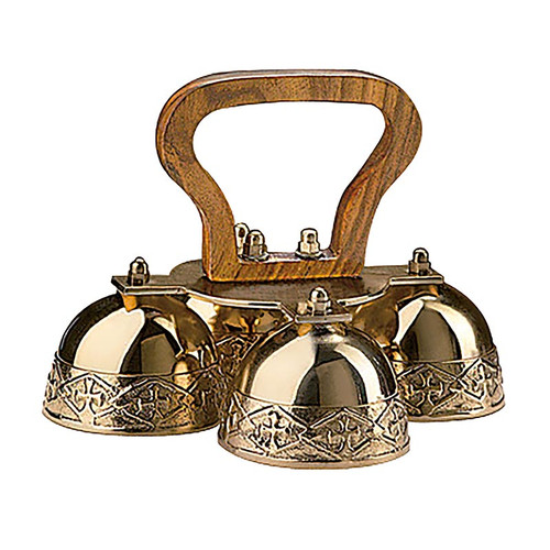 Altar Bells - polished brass - 6 tons (14) - Best Catholic Shop