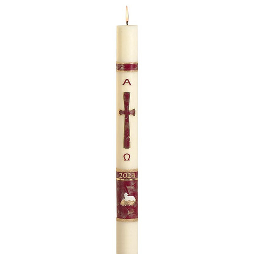 No 6 Special Behold the Lamb Paschal Candle