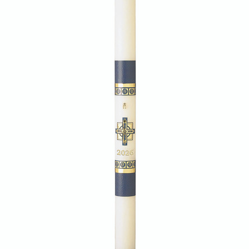 No 4 Alpha Omega Paschal Candle