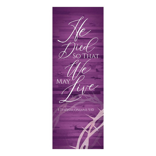 We May Live Crown of Thorns Banner