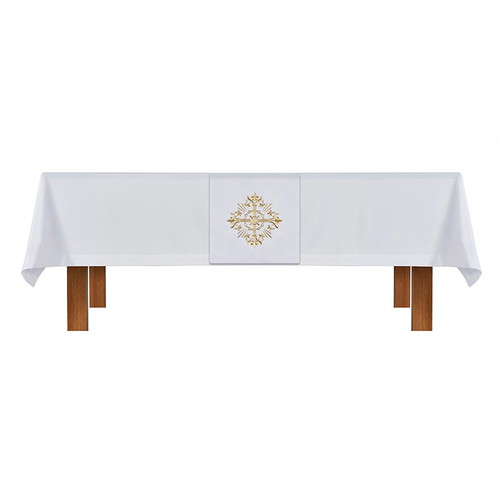 Altar Frontal and  Holy Trinity Cross Overlay Cloth - Set of 2