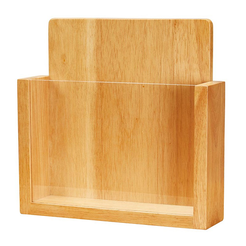 Bulletin Holder - Medium Oak