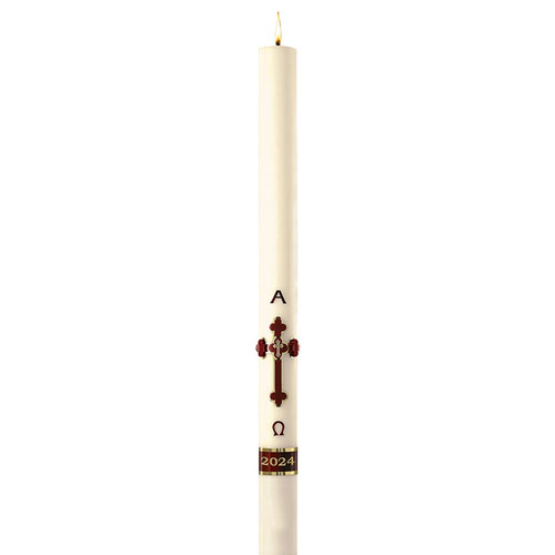 No 6 Special Adoration Burgundy Candle