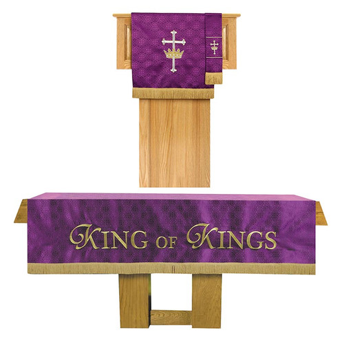 Purple Altar Frontal 3pc Set
