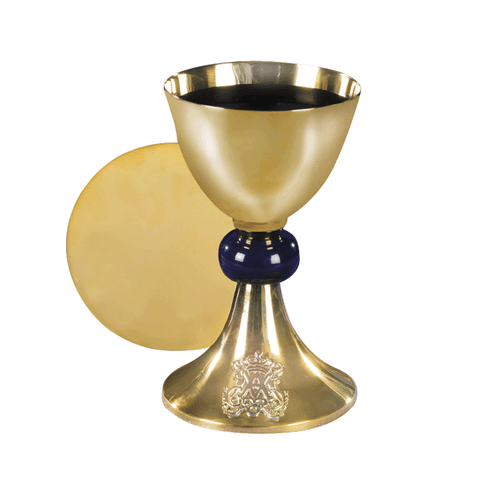 Blessed Mother Chalice and Paten Set