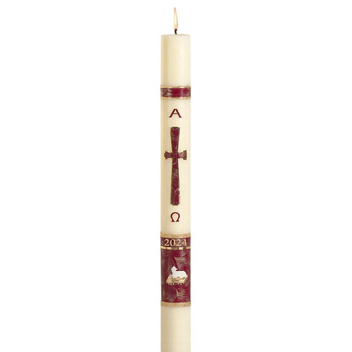 No 9 Behold the Lamb Paschal Candle