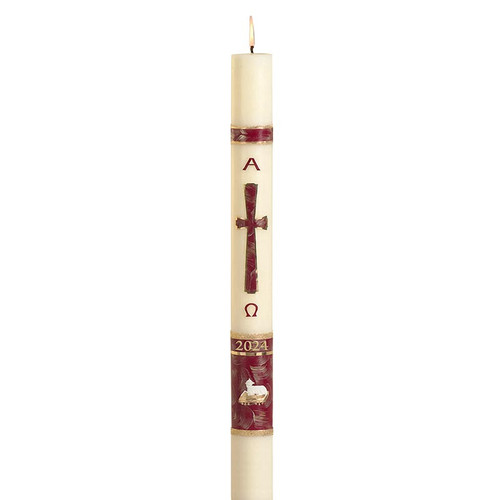 No 11 Behold the Lamb Paschal Candle